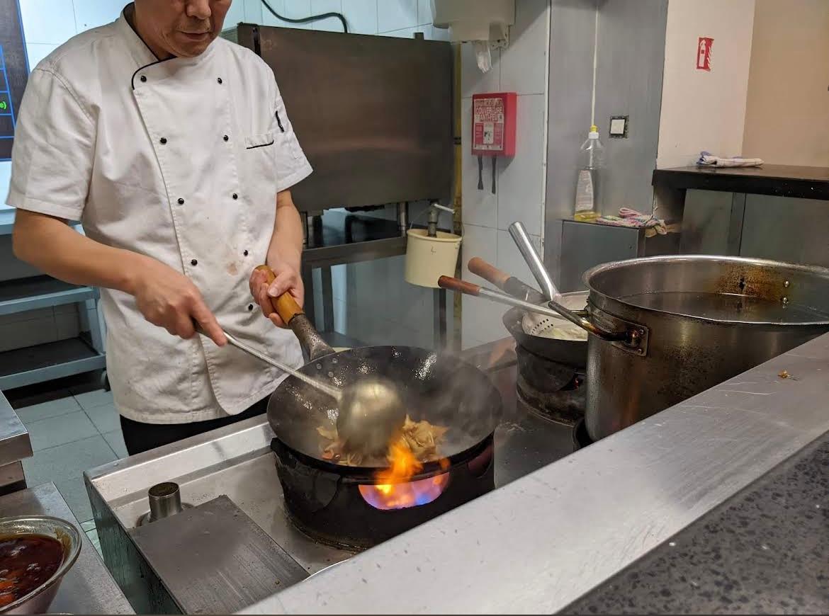 Le chef au wok